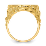 16 mm 14k Yellow Gold coin bezel for 16 mm Coin — alternate view