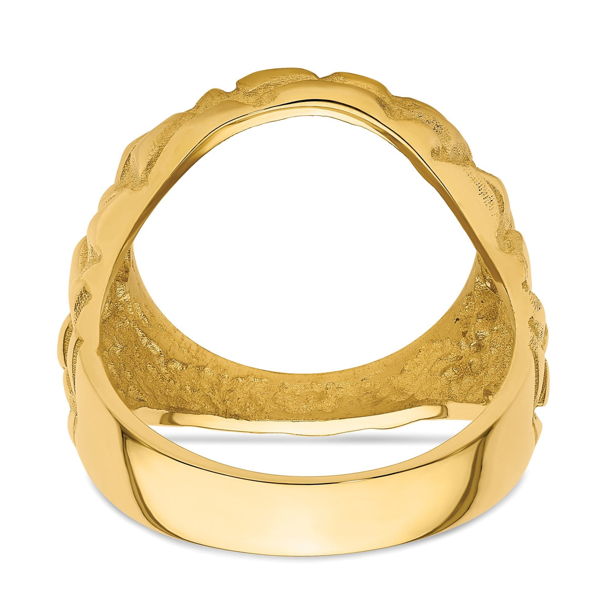 16 mm 14k Yellow Gold coin bezel for 16 mm Coin — additional image