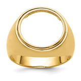 16 mm 14k Yellow Gold coin bezel for 16 mm Coin — additional image