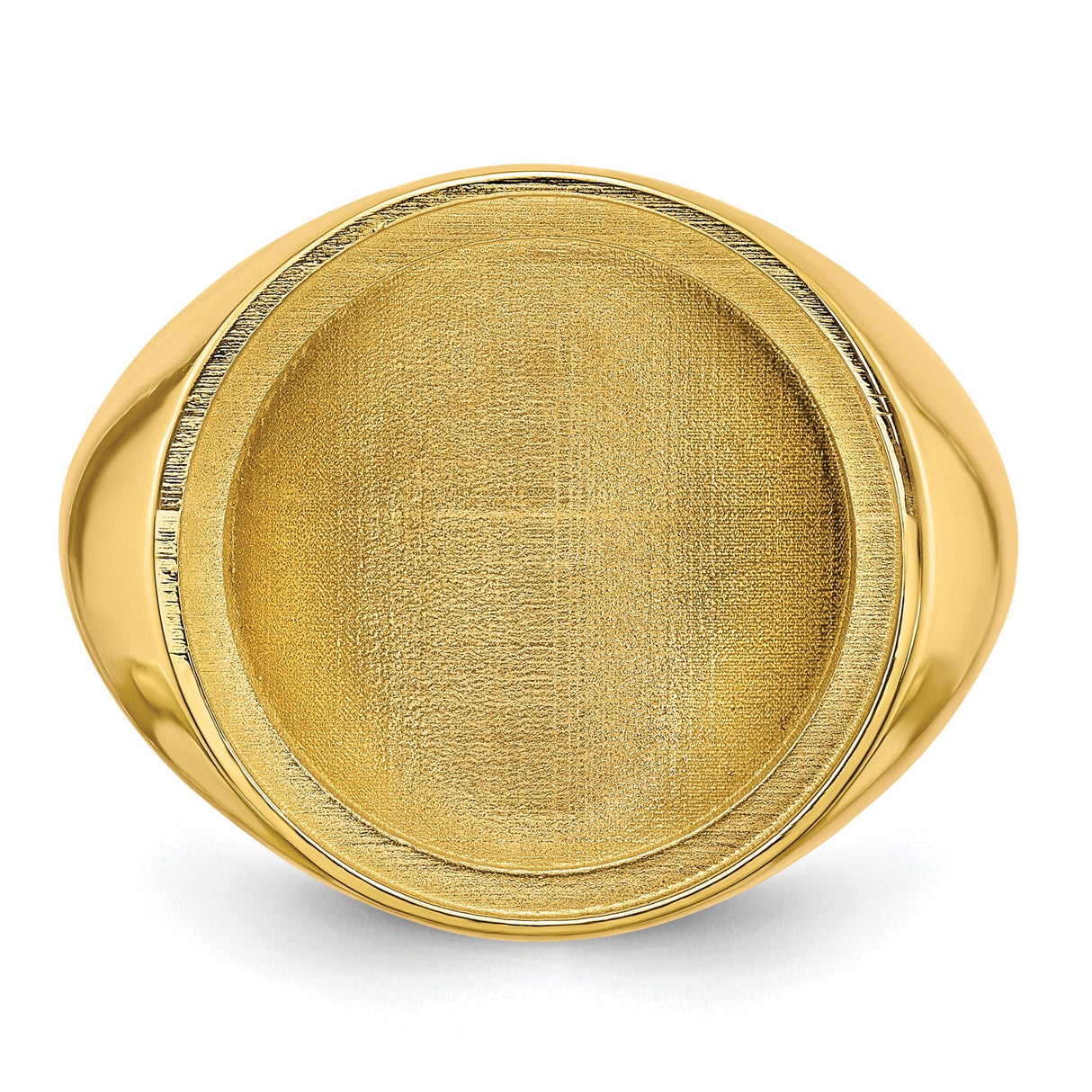16 mm 14k Yellow Gold coin bezel for 16 mm Coin — additional image
