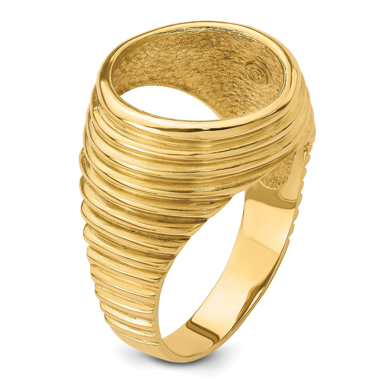 16 mm 14k Yellow Gold coin bezel for 16 mm Coin — additional image
