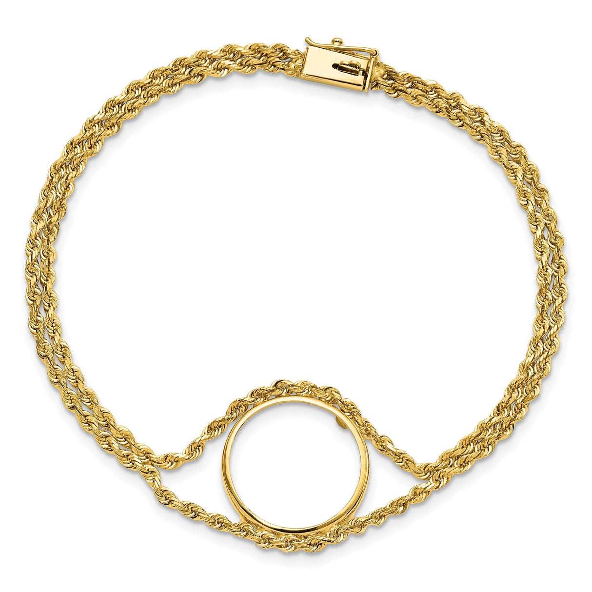 17 mm 14k Yellow Gold coin bezel for 16.5 mm Coin — additional image