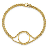 17 mm 14k Yellow Gold coin bezel for 16.5 mm Coin — additional image