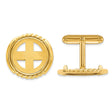 17 mm 14k Yellow Gold coin bezel for 16.5 mm Coin