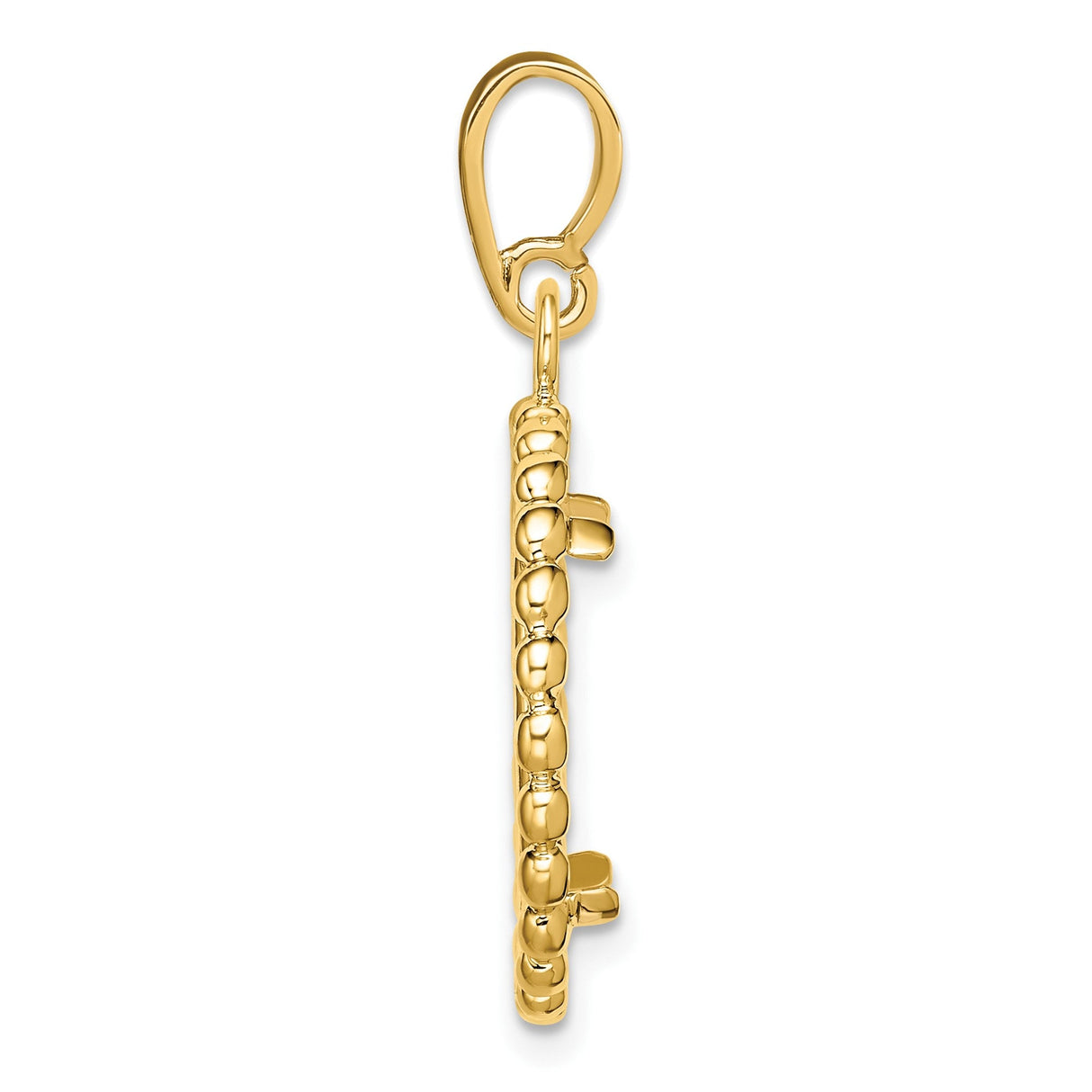 17 mm 14k Yellow Gold coin bezel for 16.5 mm Coin — alternate view