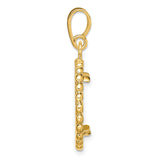 17 mm 14k Yellow Gold coin bezel for 16.5 mm Coin — alternate view