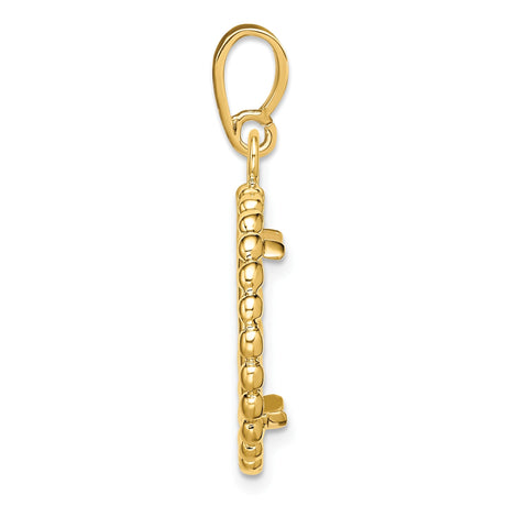 17 mm 14k Yellow Gold coin bezel for 16.5 mm Coin — alternate view