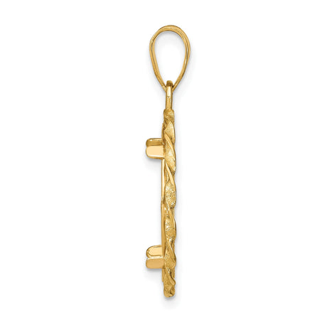 17 mm 14k Yellow Gold coin bezel for 16.5 mm Coin — alternate view
