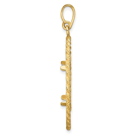 17 mm 14k Yellow Gold coin bezel for 16.5 mm Coin — alternate view