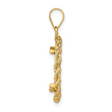 17 mm 14k Yellow Gold coin bezel for 16.5 mm Coin — alternate view