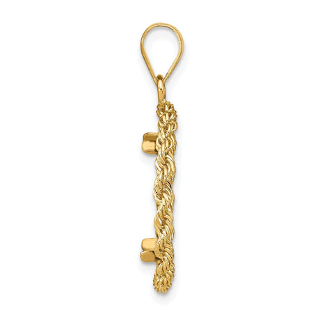 17 mm 14k Yellow Gold coin bezel for 16.5 mm Coin — alternate view