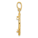 17 mm 14k Yellow Gold coin bezel for 16.5 mm Coin — alternate view