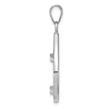 17 mm 14k White Gold coin bezel for 16.5 mm Coin — alternate view