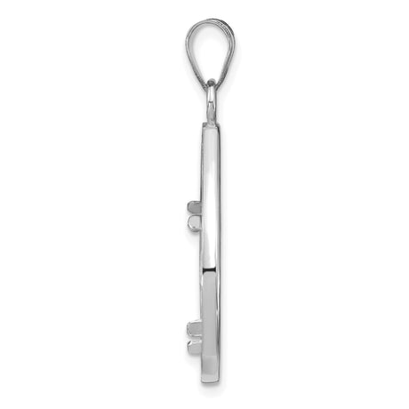 17 mm 14k White Gold coin bezel for 16.5 mm Coin — alternate view
