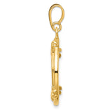 17 mm 14k Yellow Gold coin bezel for 16.5 mm Coin — alternate view