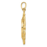 17 mm 14k Yellow Gold coin bezel for 16.5 mm Coin — alternate view