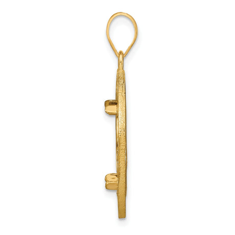 17 mm 14k Yellow Gold coin bezel for 16.5 mm Coin — alternate view