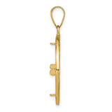17 mm 14k Yellow Gold coin bezel for 16.5 mm Coin — alternate view