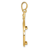 17 mm 14k Yellow Gold coin bezel for 16.5 mm Coin — alternate view