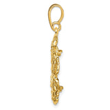 17 mm 14k Yellow Gold coin bezel for 16.5 mm Coin — alternate view