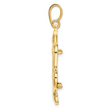 17 mm 14k Yellow Gold coin bezel for 16.5 mm Coin — alternate view