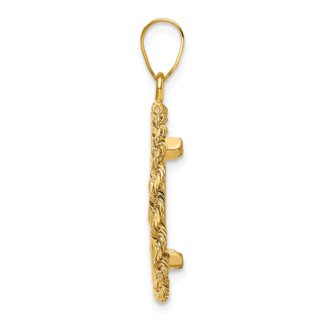 17 mm 14k Yellow Gold coin bezel for 16.5 mm Coin — alternate view