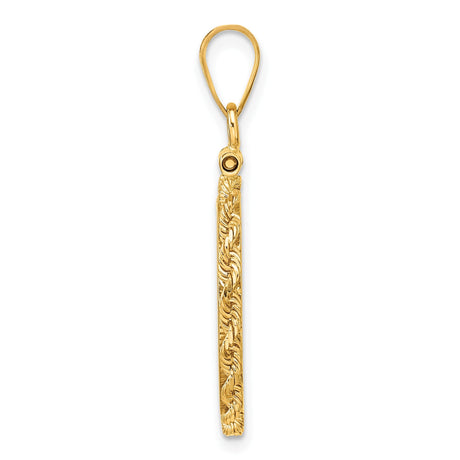 17 mm 10k Yellow Gold coin bezel for 16.5 mm Coin — alternate view