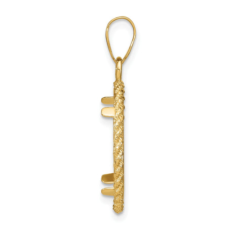 17 mm 14k Yellow Gold coin bezel for 16.5 mm Coin — alternate view