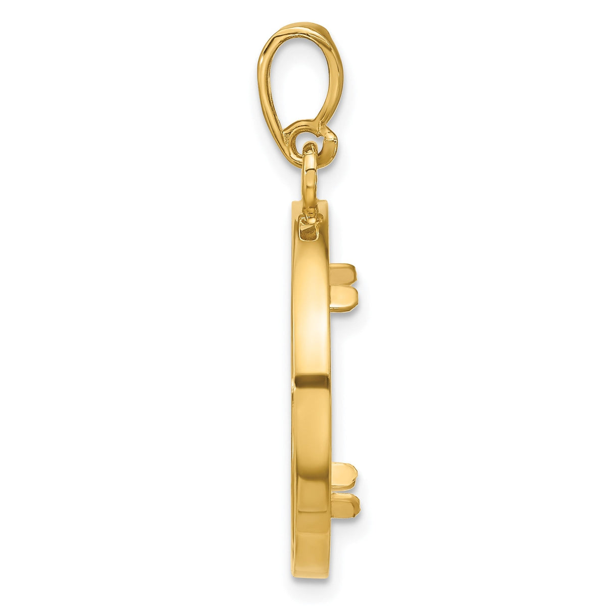 17 mm 14k Yellow Gold coin bezel for 16.5 mm Coin — additional image