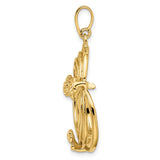 17 mm 14k Yellow Gold coin bezel for 16.5 mm Coin — alternate view