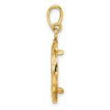 17 mm 14k Yellow Gold coin bezel for 16.5 mm Coin — alternate view