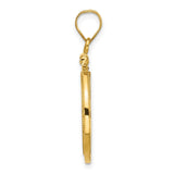 17 mm 10k Yellow Gold coin bezel for 16.5 mm Coin — alternate view