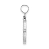 17 mm 14k White Gold coin bezel for 16.5 mm Coin — alternate view