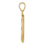 17 mm 14k Yellow Gold coin bezel for 16.5 mm Coin — alternate view