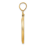 17 mm 14k Yellow Gold coin bezel for 16.5 mm Coin — alternate view