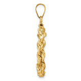 17 mm 14k Yellow Gold coin bezel for 16.5 mm Coin — alternate view