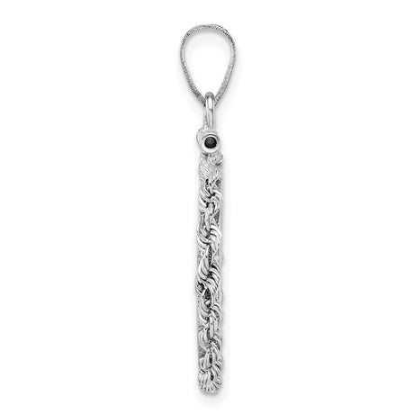 17 mm 14k White Gold coin bezel for 16.5 mm Coin — alternate view