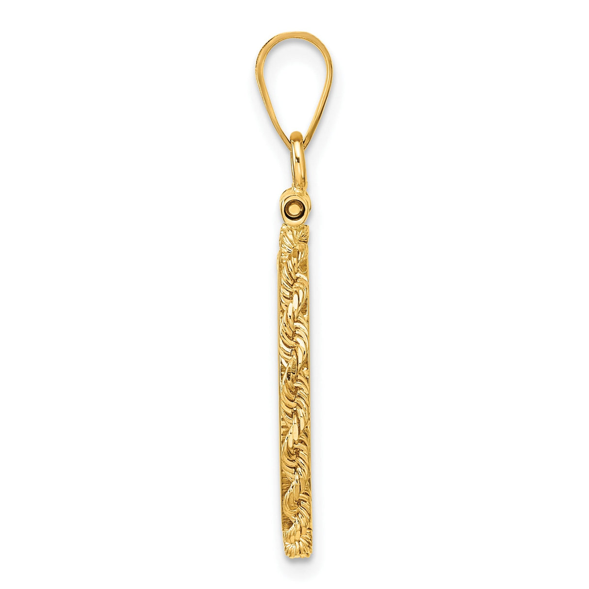 17 mm 14k Yellow Gold coin bezel for 16.5 mm Coin — alternate view