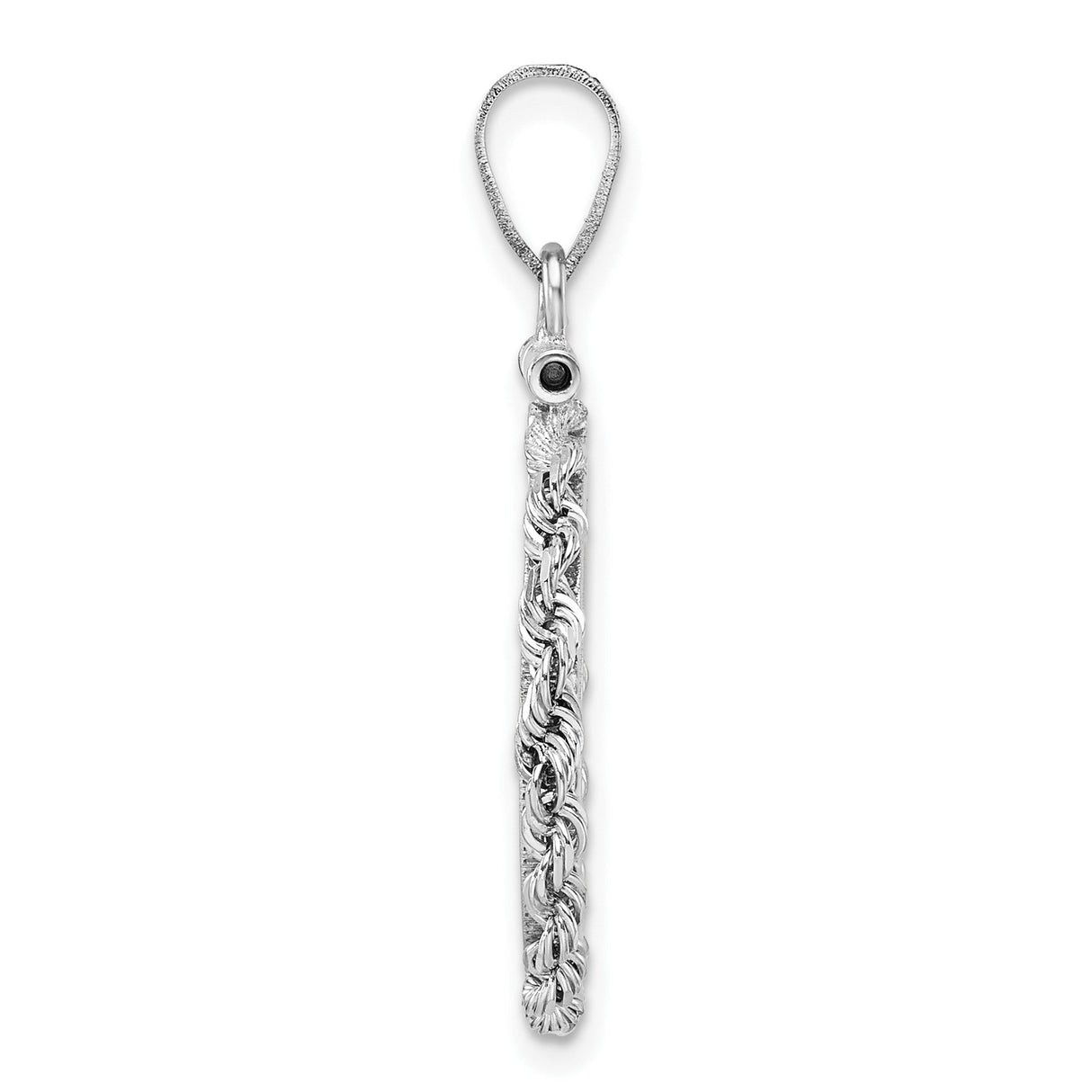 17 mm 14k White Gold coin bezel for 16.5 mm Coin — alternate view