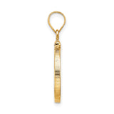 17 mm 14k Yellow Gold coin bezel for 16.5 mm Coin — alternate view