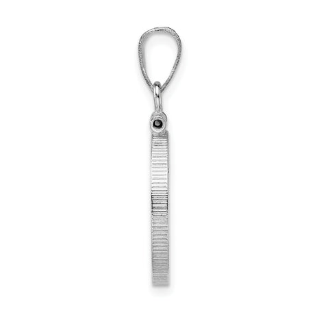 17 mm 14k White Gold coin bezel for 16.5 mm Coin — alternate view