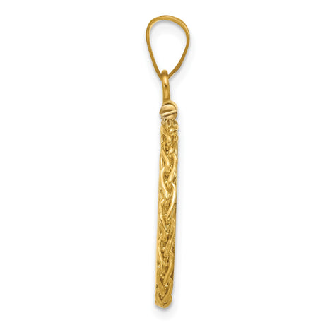 17 mm 14k Yellow Gold coin bezel for 16.5 mm Coin — alternate view