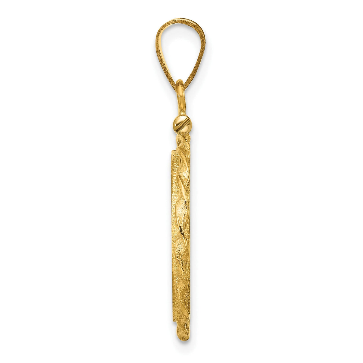 17 mm 14k Yellow Gold coin bezel for 16.5 mm Coin — alternate view