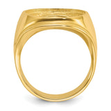 17 mm 14k Yellow Gold coin bezel for 16.5 mm Coin — alternate view