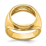 17 mm 14k Yellow Gold coin bezel for 16.5 mm Coin — additional image