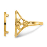 17 mm 14k Yellow Gold coin bezel for 16.5 mm Coin — additional image