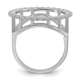 17 mm 14k White Gold coin bezel for 16.5 mm Coin — alternate view