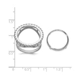 17 mm 14k White Gold coin bezel for 16.5 mm Coin — size reference (ruler)