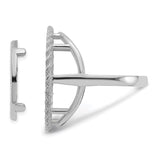 17 mm 14k White Gold coin bezel for 16.5 mm Coin — additional image