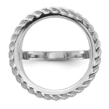 17 mm 14k White Gold coin bezel for 16.5 mm Coin — additional image